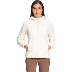 The North Face Size Large White Thermoball Eco Hoodie 2.0 Quilted Jacket K24-11